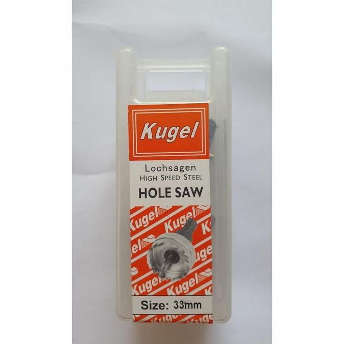 KUGEL Hole saw HSS 33 mm - Mata Bor Besi 33 mm Original HOLE SAW ASLI KUGEL