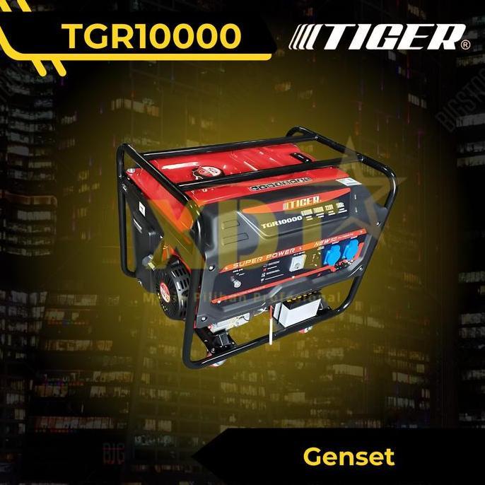 Mesin Genset Bensin 6000 Watt Power Gasoline Generator Set Bensin Tiger Tgr10000 Tgr 10000