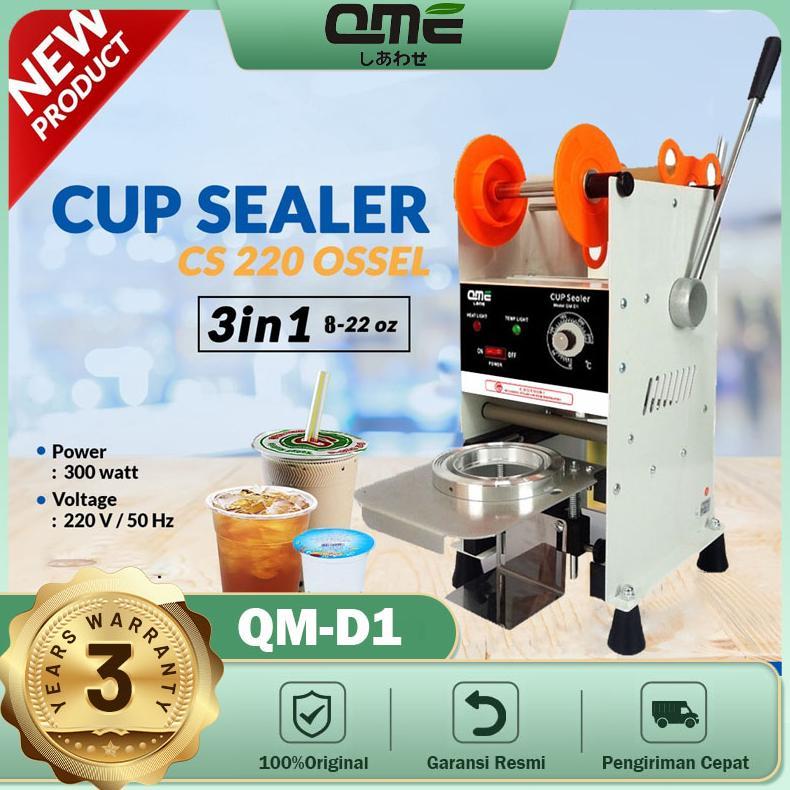 QME Mesin Press Cup/Mesin Press Gelas Plastik Cup Sealer 8oz-22oz