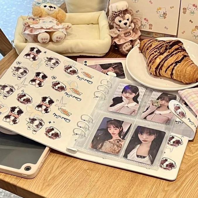A5 PU Binder Lucu Kartu Foto Album Idola Kartu Foto Mengejar Bintang Buku Penyimpanan Album Foto Pol