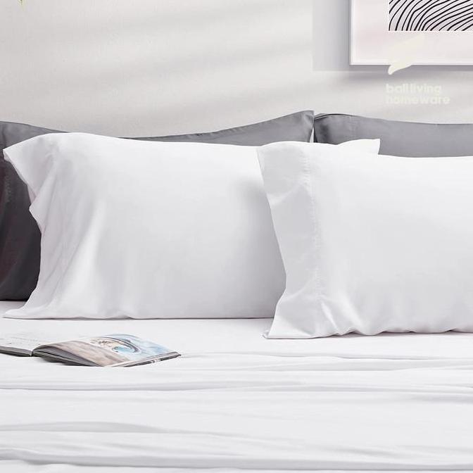 NEW 2-PIECE PILLOWCASE SET COTTON SATIN 300TC / SARUNG BANTAL KATUN 300TC