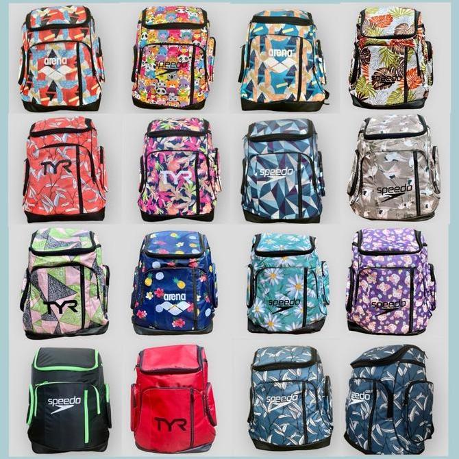 Tas Ransel Renang 45L / TYR, Speedo, Arena