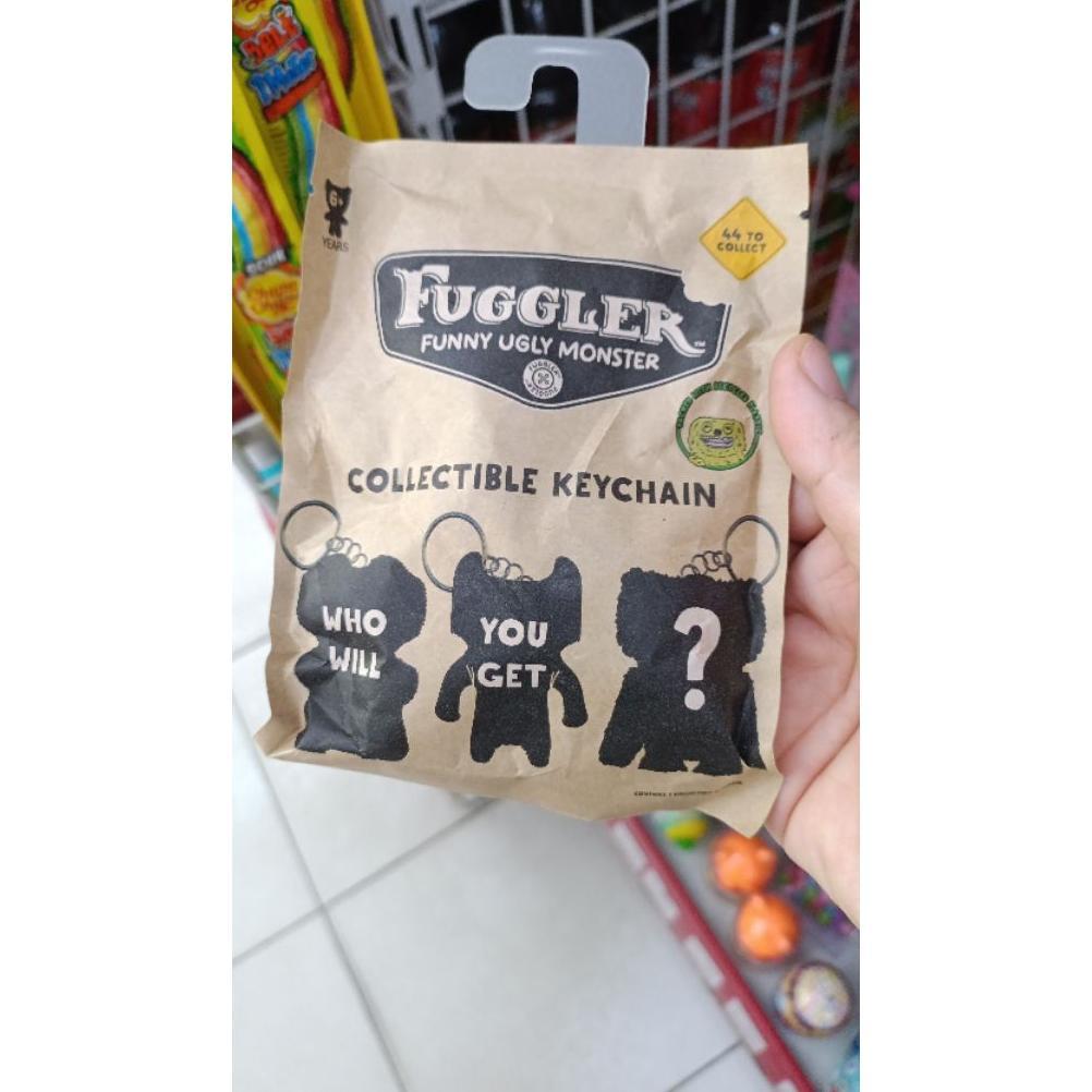 (Blind Box 1 pc) Fuggler Keychain Figure paper foilbag gantungan tas Funny Ugly Monster bahan resin 