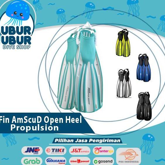 Fin Amscud Open Heel Propulsion - Fin Diving/Snorkling