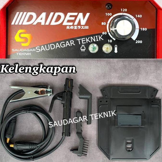 Diskon Daiden Mma 220Hd Mesin Las Listrik Inverter Travo Las Mmai 220A 200A