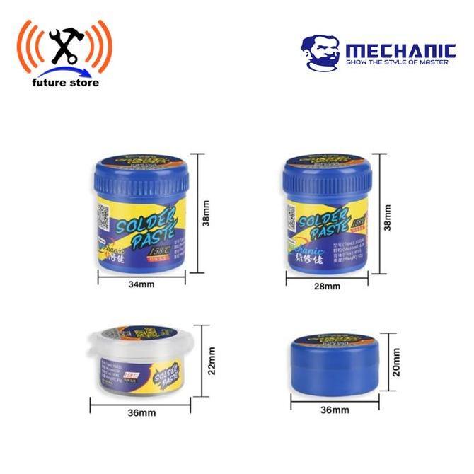 Miliki Mechanic Xgs 158C Timah Cair - Pasta Solder - Timah Pasta For Cpu Ori
