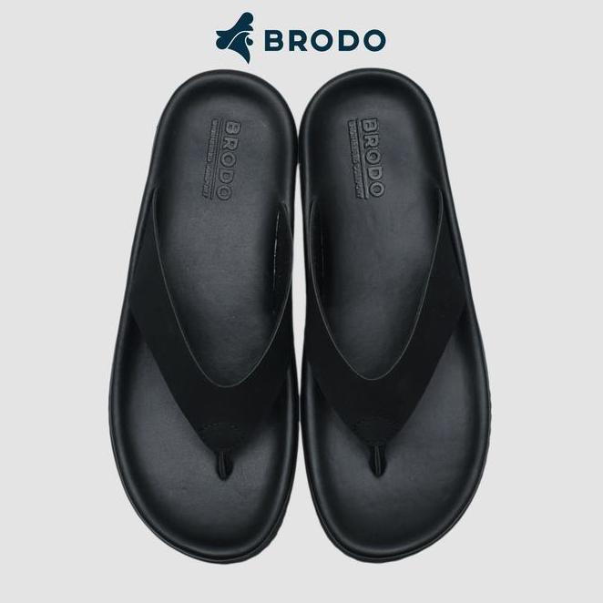 Sandal Pria Brodo Flipper Full Black