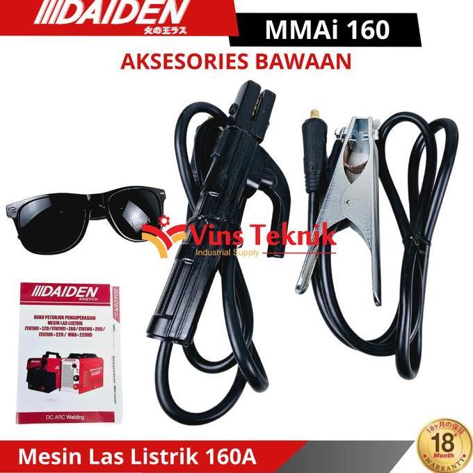 Diskon Daiden Mmai 160 Mesin Las Inverter Trafo Las Travo Las 160A Daiden Mma 160