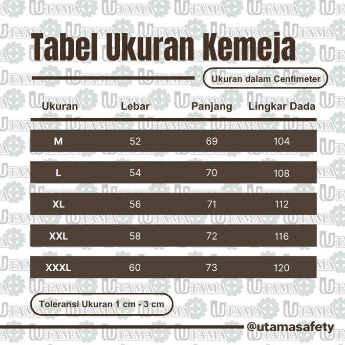 Seragam Kerja Pdl Lengan Panjang - Kemeja Pdl - Seragam Kerja Formal