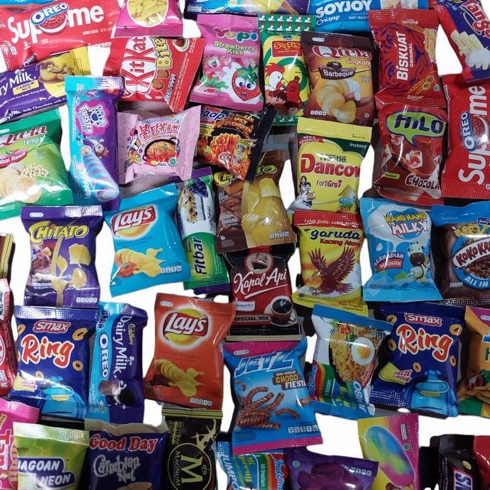 Magnet Kulkas Miniatur Snack