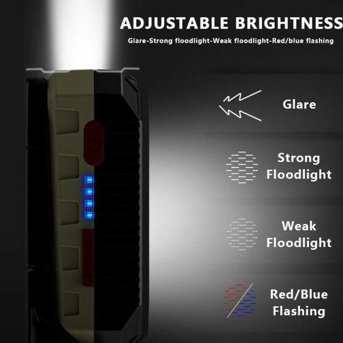 Lampu Emergency Portable COB Multifungsi Senter Sorot Led Super Terang