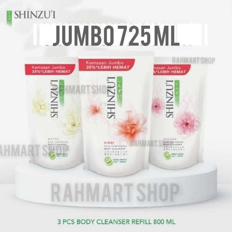 SHINZUI Body Wash 725ml - SHINZUI Sabun Mandi Cair Refil 725 ml