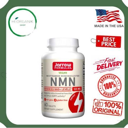 Jarrow Formulas Nmn Nicotinamide Mononucleotide 60 Tablets Original