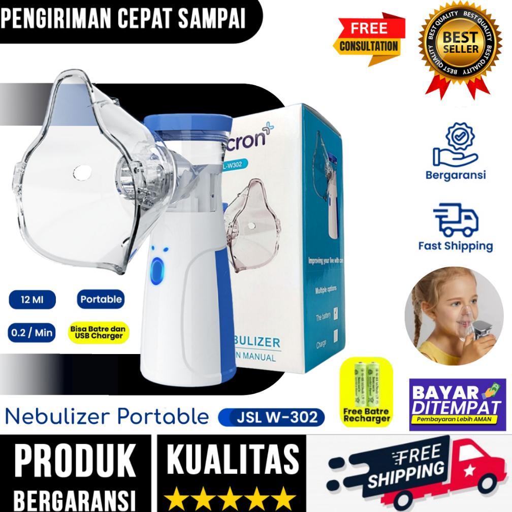 [ ORIGINAL ] Nebulizer Portable Alat Uap Terapi Pernapasan Sesak Nafas Asma Batuk Pilek Handheld Inh