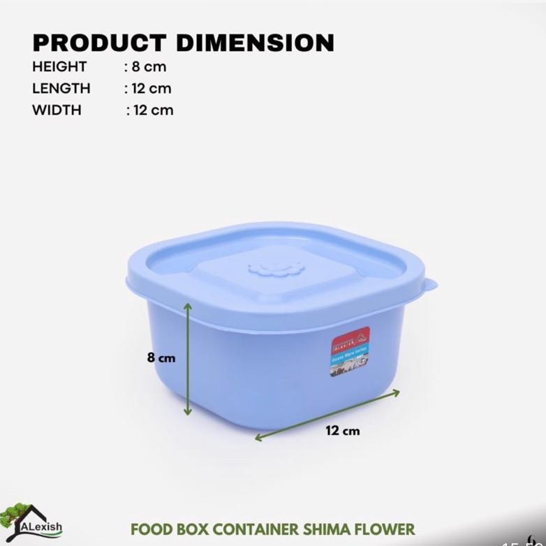 Kotak Makan Besar Shima Alexish | Food Box Container Tahan Panas | Ompreng Besek Souvenir