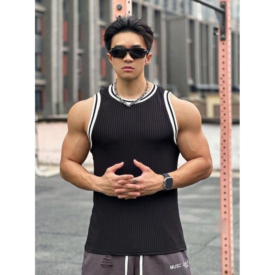 TANKTOP PRIA GYM POLOS BX-25 Sport Outdoor Terlaris
