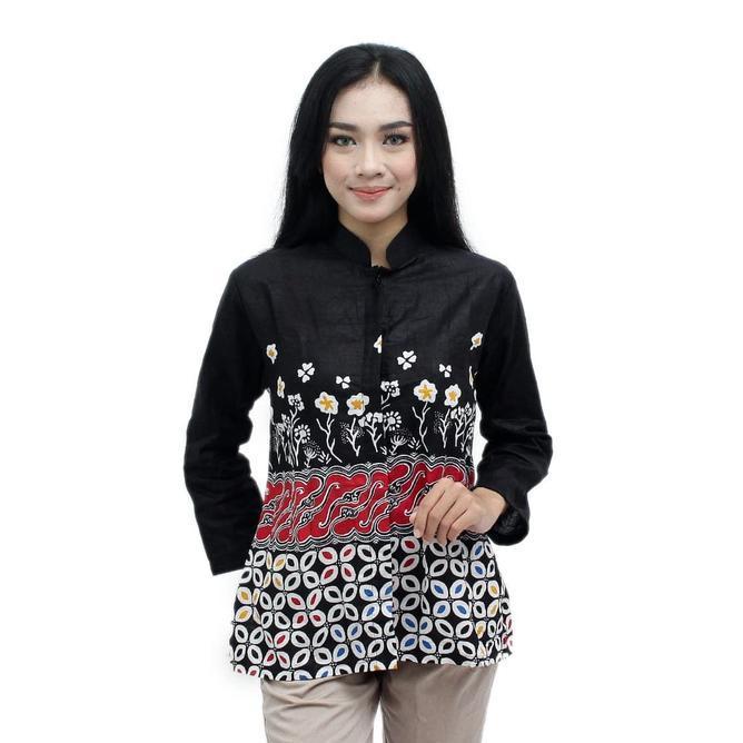 Blouse Batik Wanita S-M-L-Xl-Xxl-3L-4L-5L Atasan Batik Wanita