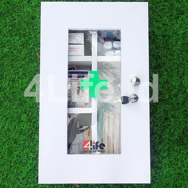 Kotak P3K Box Kayu Tipe A Sesuai Kemenaker