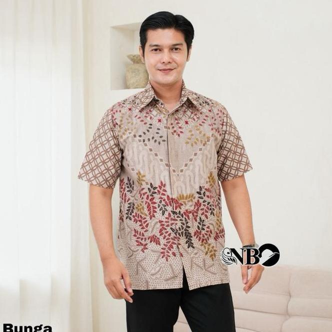 Jumbo Baju Batik  Wanita Modern Kemeja Batik Wanita Batik Kondangan Monalisa Genes Kancing