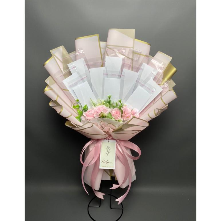 Dindaseller6 - Money Bouquet Buket Uang Kosongan Buket Bunga Tanpa Uang Siap Hias