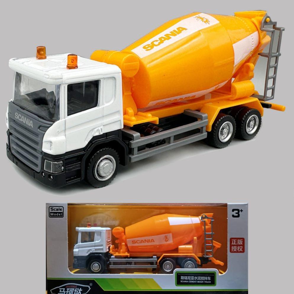 8garasbek - RMZ Truk Kargo Box Kurir JNE Fedex Castrol Diecast Miniatur Mobil Mainan Anak