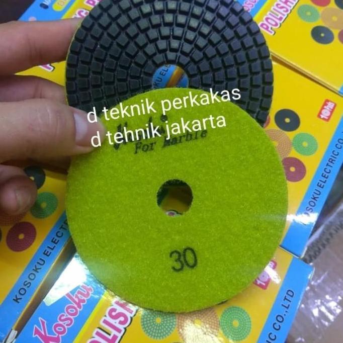 diamond pad kosoku #30 - pad poles marmer - pad poles granite