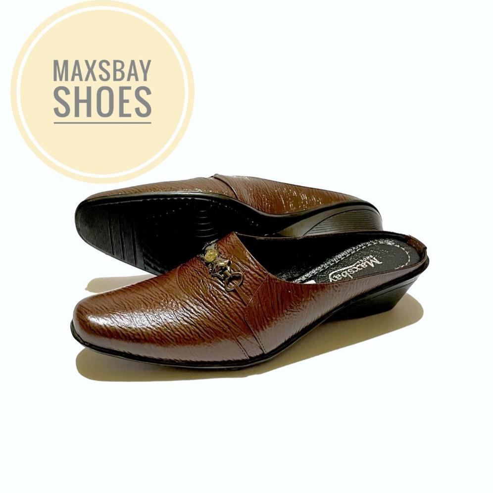 Terlaris Sepatu Kulit Wanita WEDGES Sepatu Sandal Wedges Wanita S.04