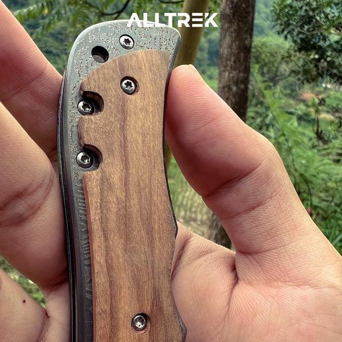 ALLTREK Pisau Lipat Camping TRIBAL A Survival Folding Knife