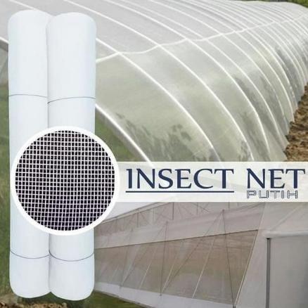 Bisa Cod Insect Net / Jaring Penghalang Serangga - Lebar 3 M Putih Mesh 40 - Harga Permeter ><