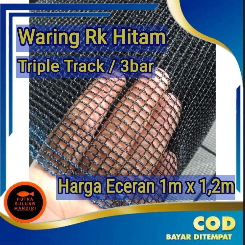 Bisa Cod Jaring Kasa Waring Hitam Polynet Hitam Eceran Permeter ><