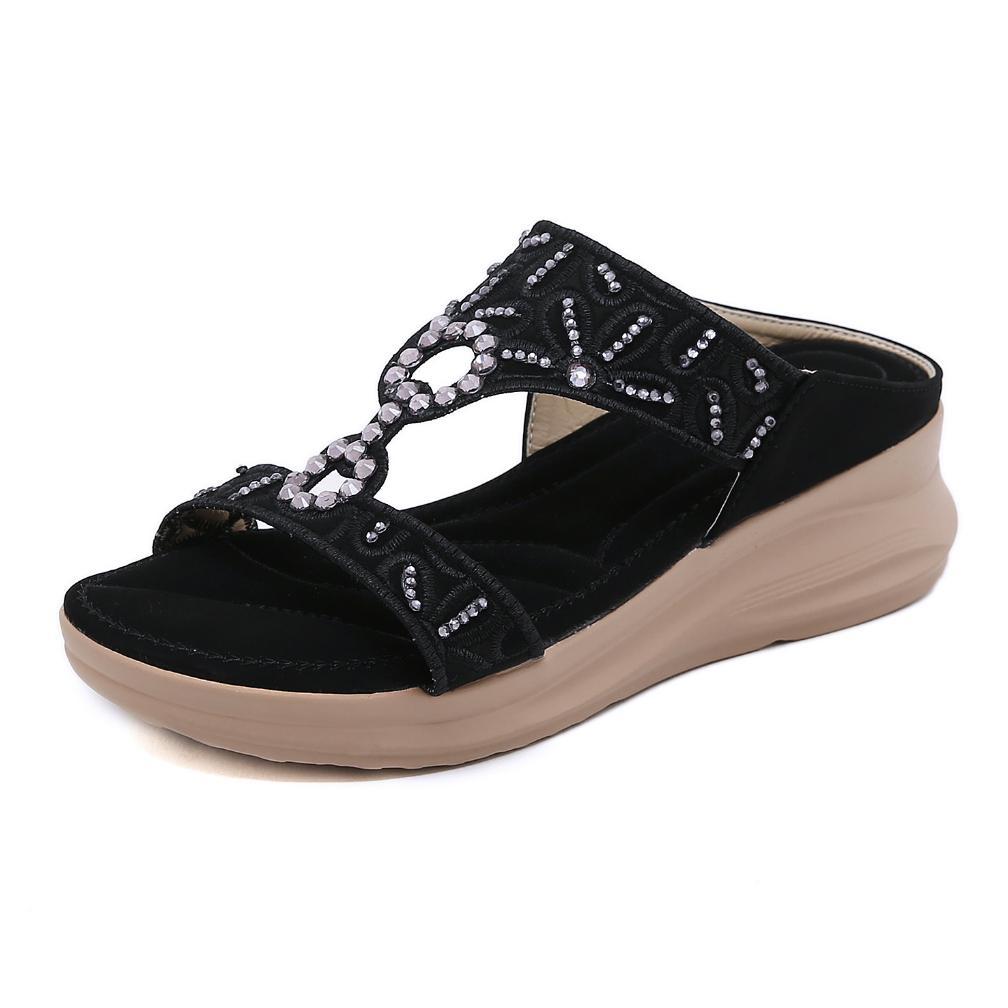 Terlaris Bozka wedges sandal wanita TVS17