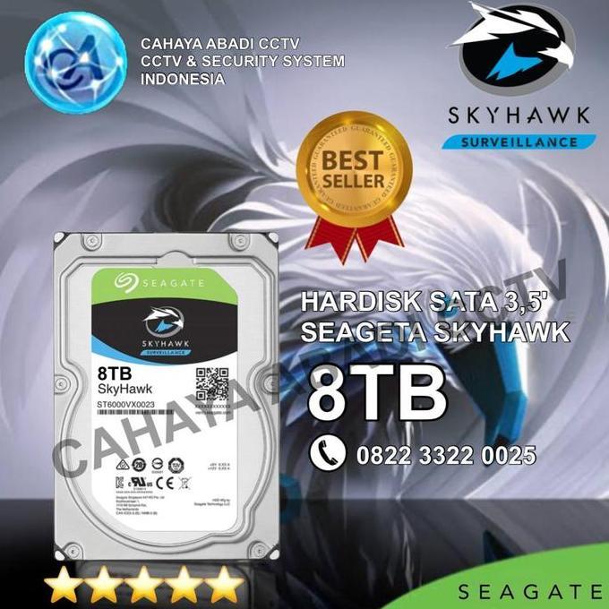 HARGA DISC - Hardisk HDD 8 TB HDD internal for CCTV DVR - HDD 8TB