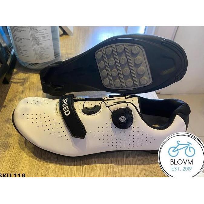 Sepatu Sepeda NON Cleat Sepeda Roadbike MTB Sport PUTIH