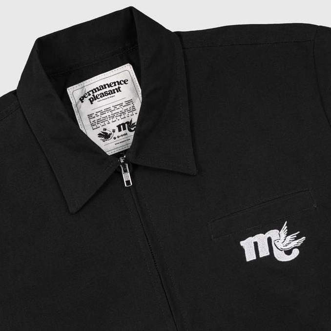 Promo Magma Work Jacket Pleasant 01 Jacket Hitam Terlaris Magma Apparel Jaket Semi Boxy  Bahan Canva