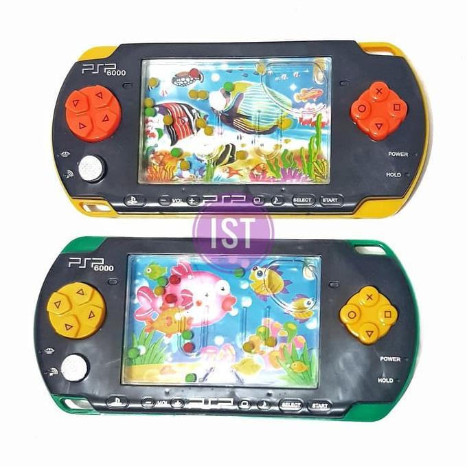 Mainan Jadul Game Air Gimbot Water Game Bentuk Psp