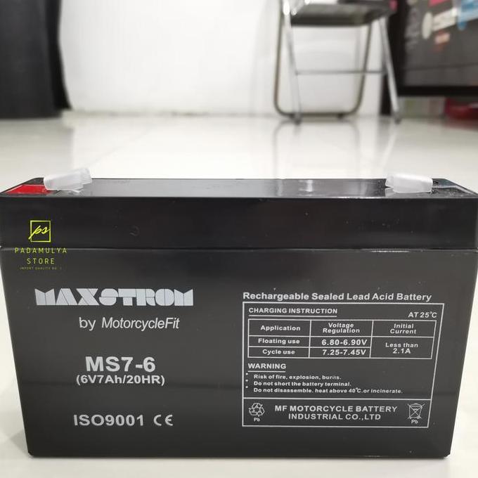 aki VRLA 6v 7ah | aki ups 6v 7ah | Maxstrom 6v 7ah Terlaris