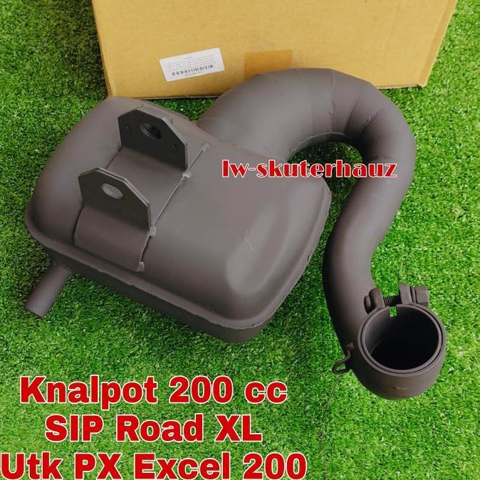 Knalpot Bigbox SIP Road XL by SIP Germany utk PX Excel 200 Terlaris