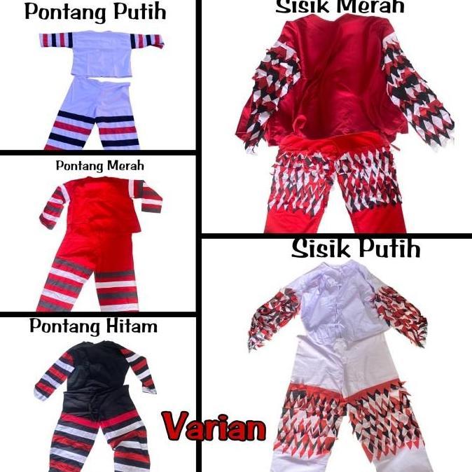 Pakaian Rangda Set - Baju Rangda Set - Baju Penari Rangda - Pakian Tari Rangda - Pakian Penari Rang 