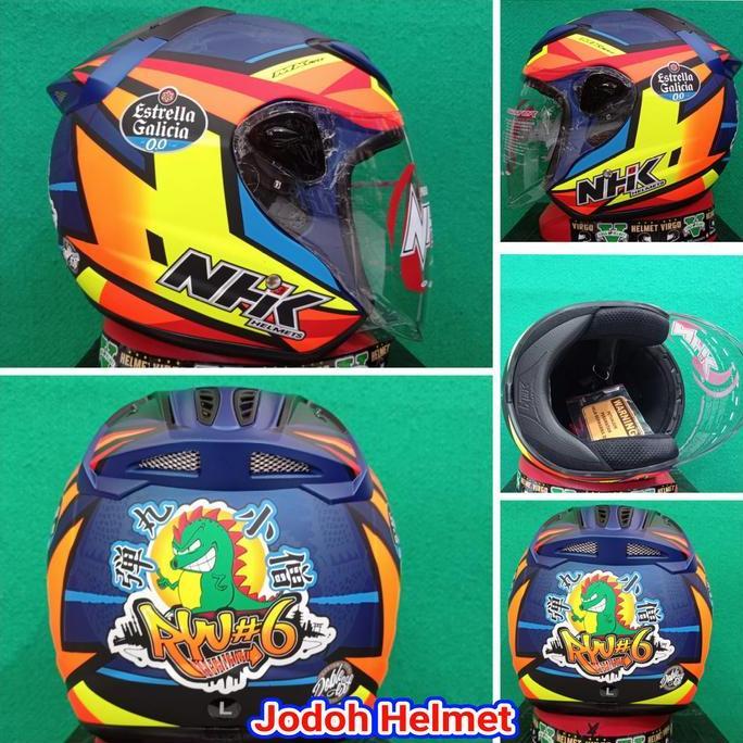 NHK HELM R6 GP EDITION RYUSEI DARK BLUE DOFF|MATT RYUSEI Terlaris