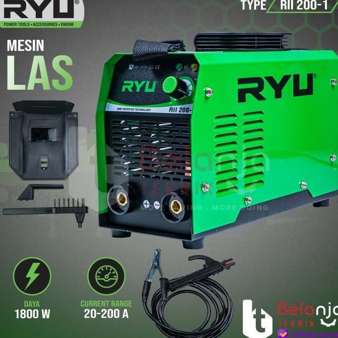 Terjangkau Ryu Travo Las Inverter Rii 200-1 Igbt 1800 Watt Mesin Trafo Las