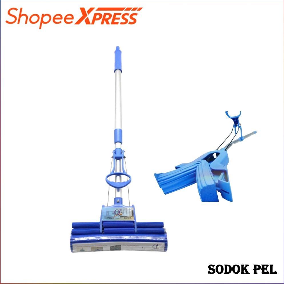 [ Bayar Di Tempat ] Alat Pel Lantai Pel Sodok Busa Q2 Pembersih Lantai Tongkat Pel Busa SEDIA JUGA A