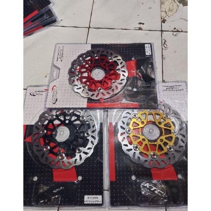 KTC Piringan Cakram KTC Racing CNC 220 mm Beat Scoopy Vario 125 150 old Genio Bulat, gerigi DENNYSPH