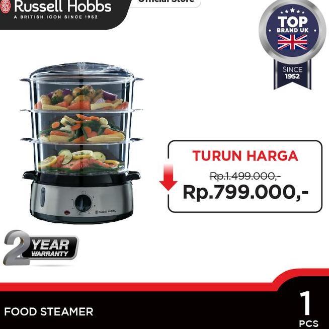 Russell Hobbs Food Steamer Pengukus Masakan Elektrik