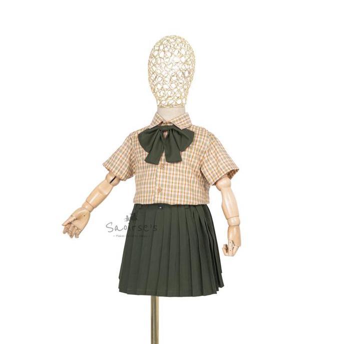 READY SAOIRSE'S EUNJI UNIFORM - SETELAN SERAGAM SEKOLAH ANAK PEREMPUAN LAKI LAKI KOREAN MOTIF KOTAK 