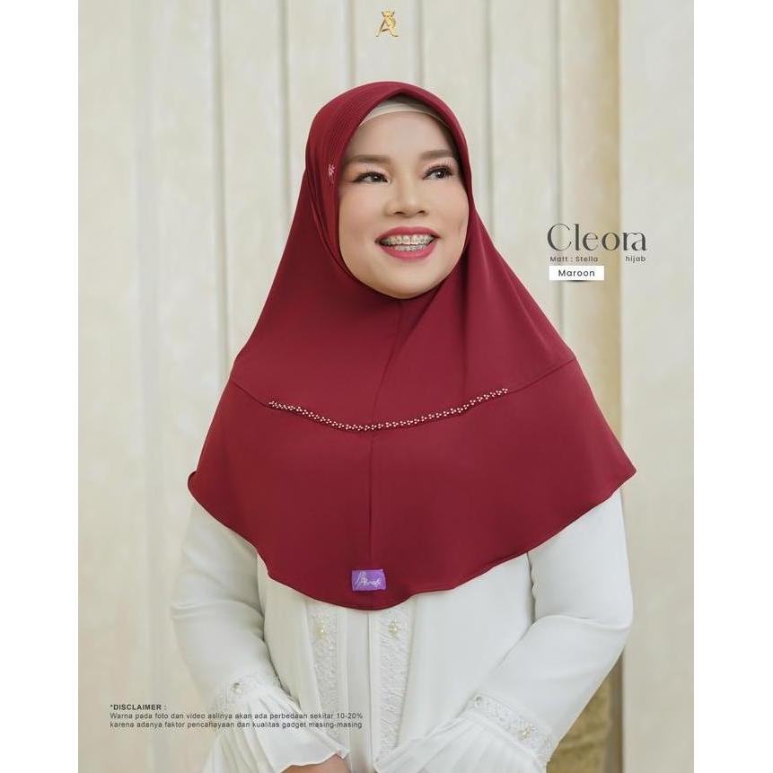 AR RAFI X OMA GALA - Cleora Hijab - Hijab Bergo Pet Bahan Stella