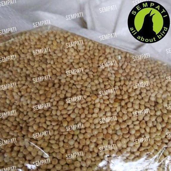 Sempati Milet Putih Vita 25 Kg Karungan Pakan Harian Burung Lovebird Love Bird Kenari Parkit Biji Mi