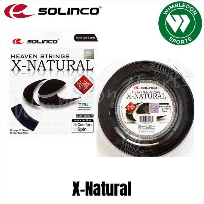 HARGA DISC - Senar Tenis SOLINCO X-NATURAL / Senar SOLINCO X-Natural Diamond Rough