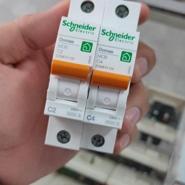 Spesial Mcb Schneider Ori 1 Phase 2A, 4A, 6A, 10A, 16A, 20A, 25A Mcb 6000 A