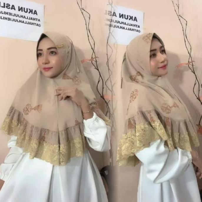 Athallahjuliehijab-Jilbab Wilona soft pad sabit by FO hijab wanita muslim dewasa