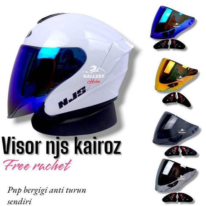 VISOR NJS KAIROZ IRIDIUM FLAT